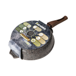 Сковорода алюминий, 22 см, антиприг, Мечта, Премиум, мокко, 022902, съем руч