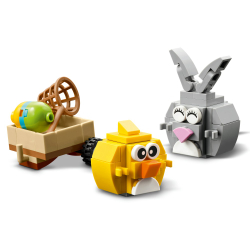 LEGO Iconic - Поиск яиц с зайцем и цыпленком 40808