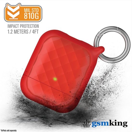 Catalyst Ring Clip Case for AirPods 1 | 2 Flame Red (Красный)