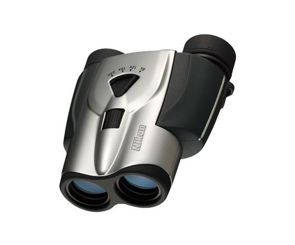 Бинокль T11 8-24x25 zoom серебристый