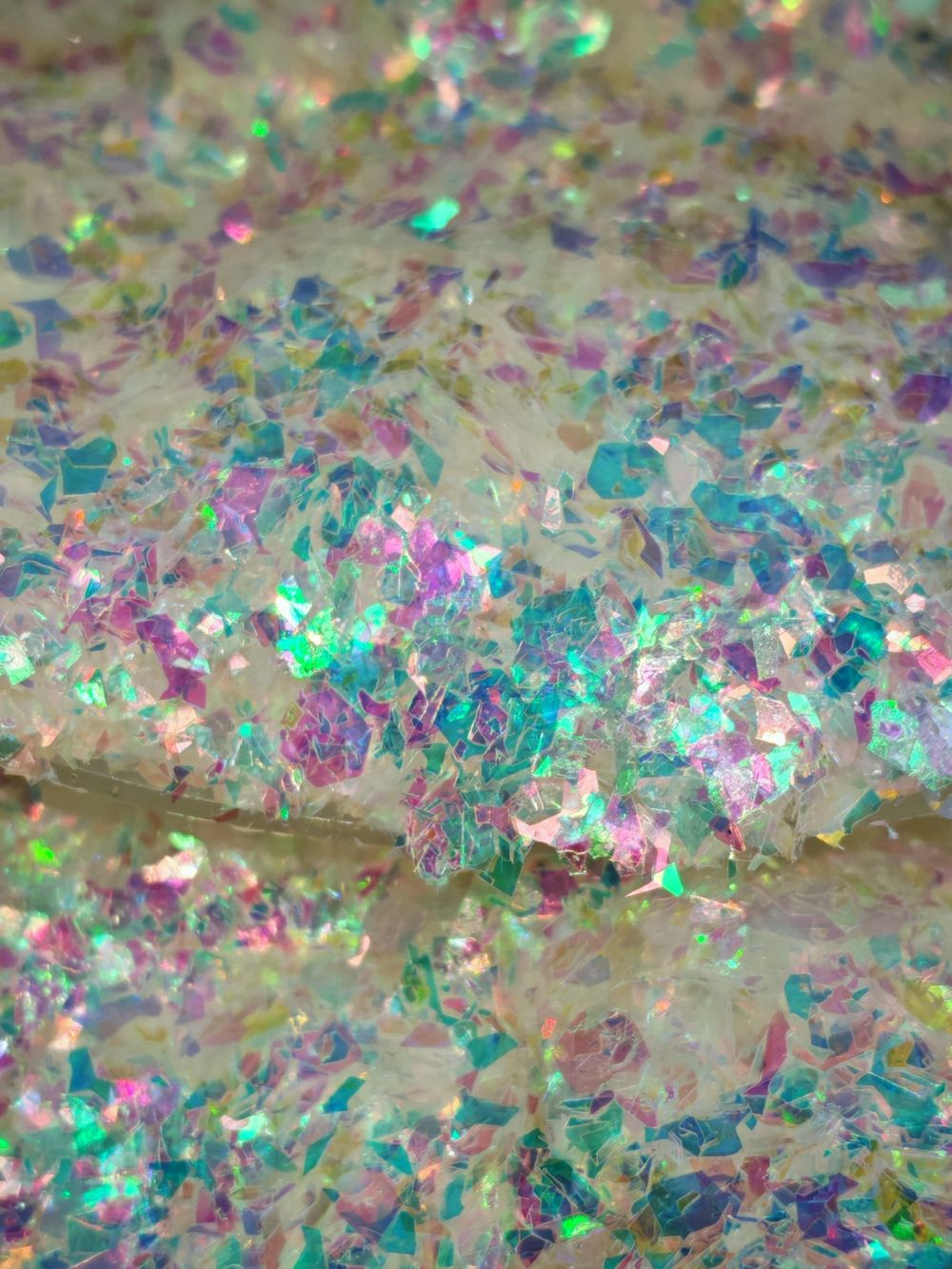 Хлопья - слюда 88717 хамелеон прозрачный - для литья изделий и творчества