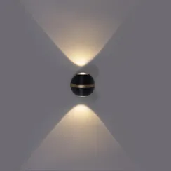 86828-9.2-002TLF LED2*3W BK светильник настенный