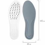 Стельки для обуви АНАТОМИЧЕСКИЕ ДЫШАЩИЕ, материал PU PRO, размер RU 34-39 / EU 35-40, с линиями выреза, SHEGRA (ШЕГРА), 700738