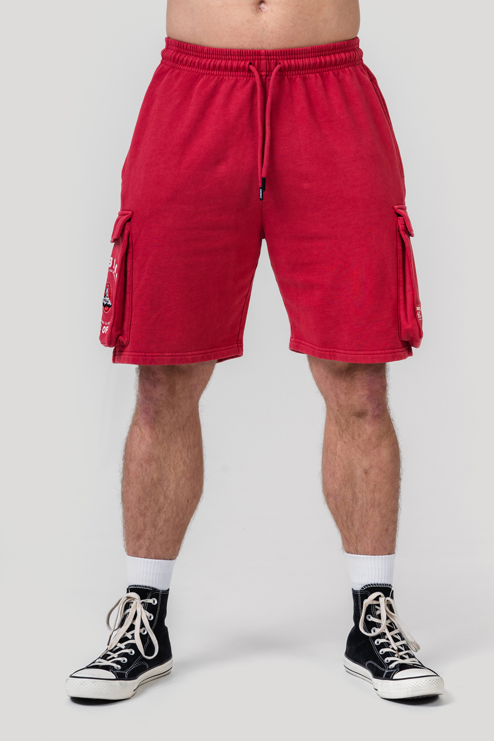Шорты Washed Loose Fit Cargo Shorts LEGACY 787 Красные