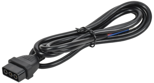 PRO Кабель питания 1,5м черный для PRO светильника светодиодного линейного 1020 и 1022 IEK