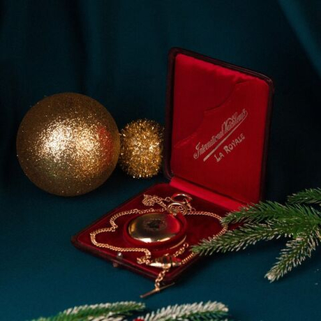 Винтаж: Золотые карманные часы INTERNATIONAL WATCH COMPANY