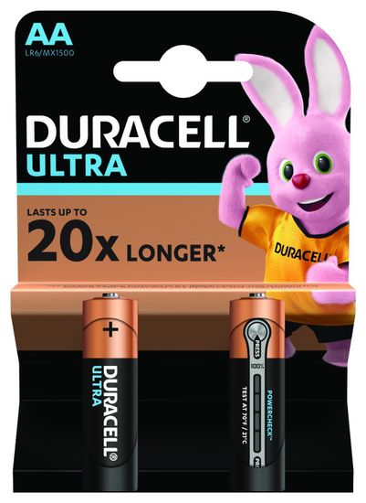 Батарейка тип AA DURACELL LR6 ULTRA POWER уп 2 шт