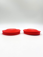 Заглушка фары красная D88 мм ВАЗ 2170 Приора, ВАЗ 1118 Калина комплект 2 шт
