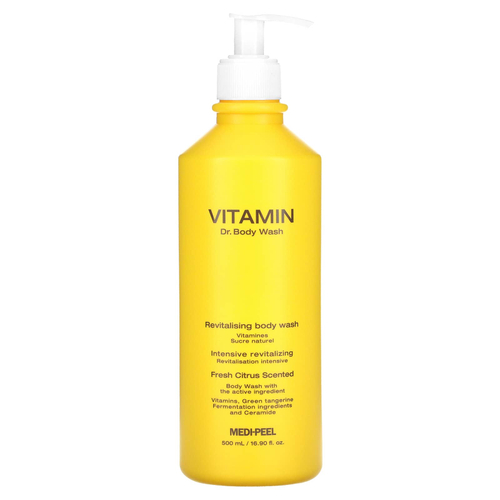 Medi-Peel, Dr. Гель для душа, восстанавливающее гель для душа, со вкусом цитрусовых, 500 мл (16,9 жидк. унц.)