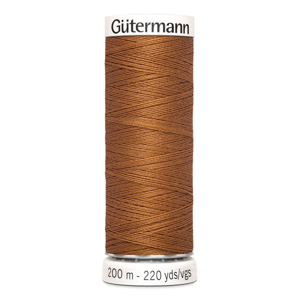 Нитки универсальные Gutermann Sew-all 100 (200 метров), 5 кат. | 448 шоколадная охра
