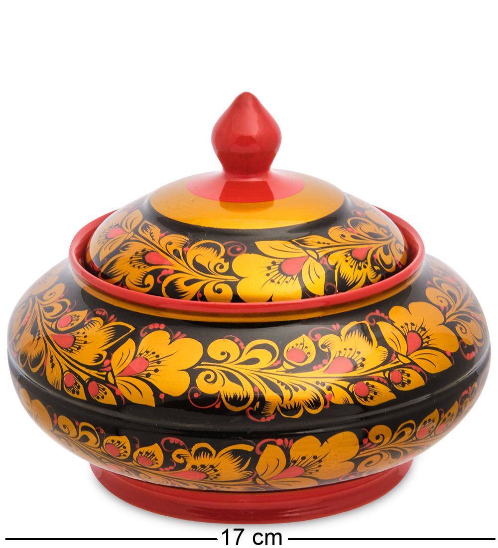 Народные промыслы ХЛ-101/5 Сахарница 130х170 (Хохлома)