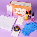 Набор тай-дай с футболкой пастельный