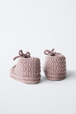 ZARA ПИНЕТКИ С БАНТОМ, РОЗОВЫЙ