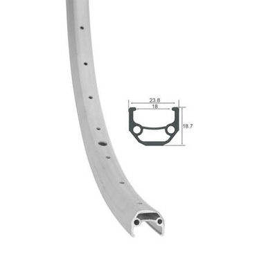 Обод 26" HLQC-08A 14Gх36Н алюм., серебристый/330130