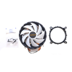 Кулер для CPU TESLA 920RGB V2, 1х120мм, 1600rpm, 3-pin, Al+Cu, серебристый-черный-белый/FRGB, 47CFM, 23дБ, 2-PIPE(прямой контакт), TDP 135Вт, INTEL 1700/1200/115x/775/1366, AMD AM5/AM4/AM3(+)/AM2(+)/FM2(+)/FM1/754/940/939 (TSL-920-RGB-V2)