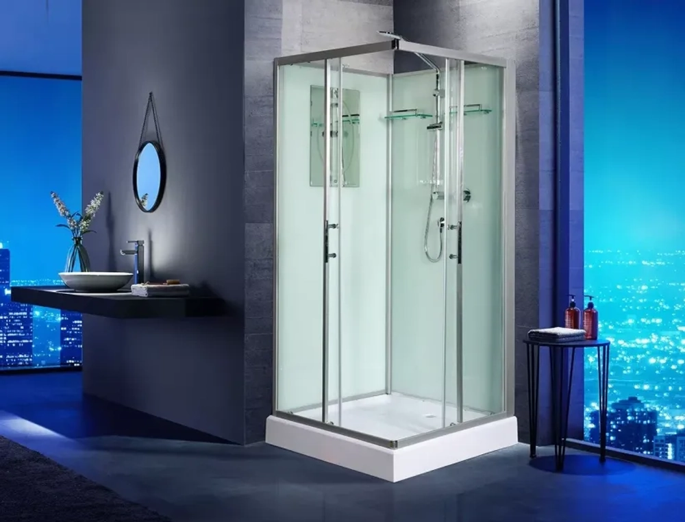 Душевая кабина WeltWasser (ВельтВассер) Laine 1001, с низким поддоном, 100x100x217