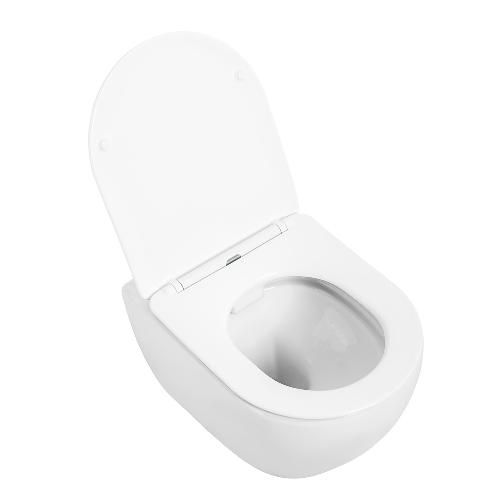 Унитаз подвесной Cezares STYLUS CZR-513-TH-R безободковый с сиденьем CZR-2316-SC