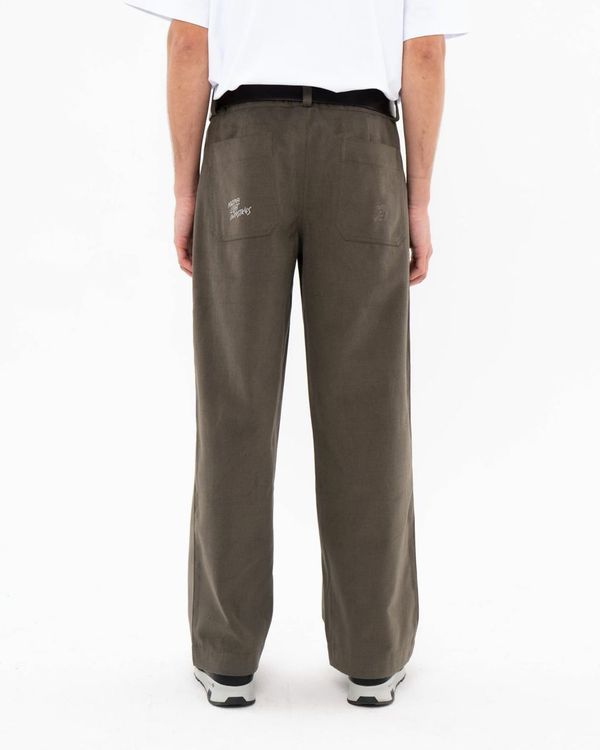 Брюки light industries Tubes / мховые - фото 4