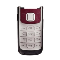 Клавиатура набора номера для Nokia 2720a-2 (RM-519), Красная