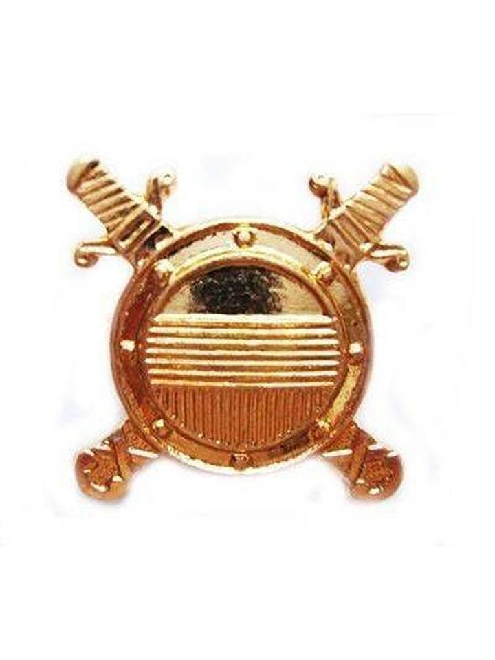 Эмблема петличная Внутренняя Служба МВД металл золото