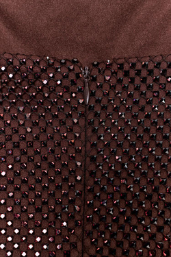 ZARA ПЛАТЬЕ БЕЗ БРЕТЕЛЕК С БЛЕСКОМ, БАКЛАЖАННЫЙ