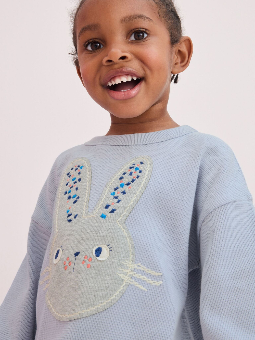 Пижама для девочки Next 196-716, 3 шт., Синий, Голубой, Молочный