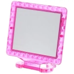 Зеркало настольное в пластиковой оправе «Классика - Ромбы» прямоугольник, подвесное 13,5*11см (Стикер на минивложение 25шт)