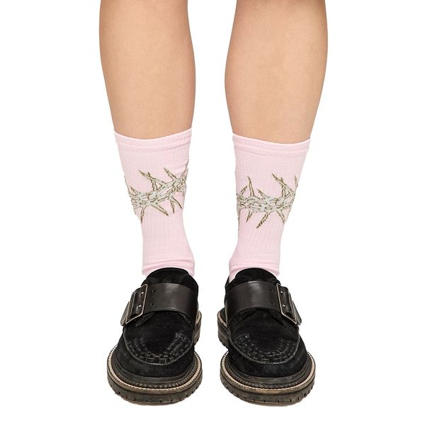 Носки Chain розовые - фото 2