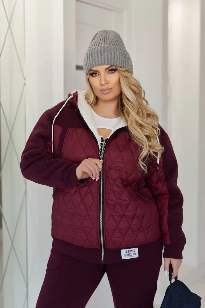 Костюм с мехом УК-1606-5 Fabrika