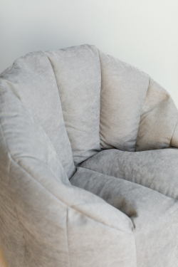 Кресло Пенек Зефир Светло-Серый