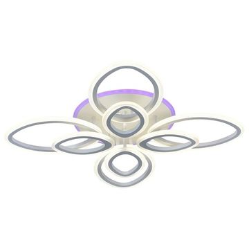 Потолочный светодиодный светильник 8055/4+4 WHT 168W+8W RGB белый Profit Light