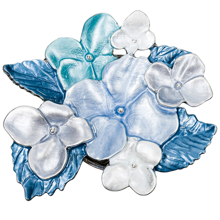 Брошь Shadore Фиалки XZ1498.21 BL/S