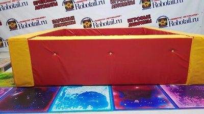 Квадратный разборный сухой бассейн 2x2 м.