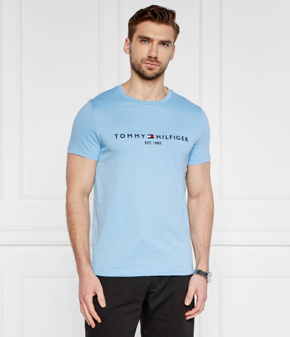 Футболка Tommy Hilfiger - голубой(MW0MW11797)