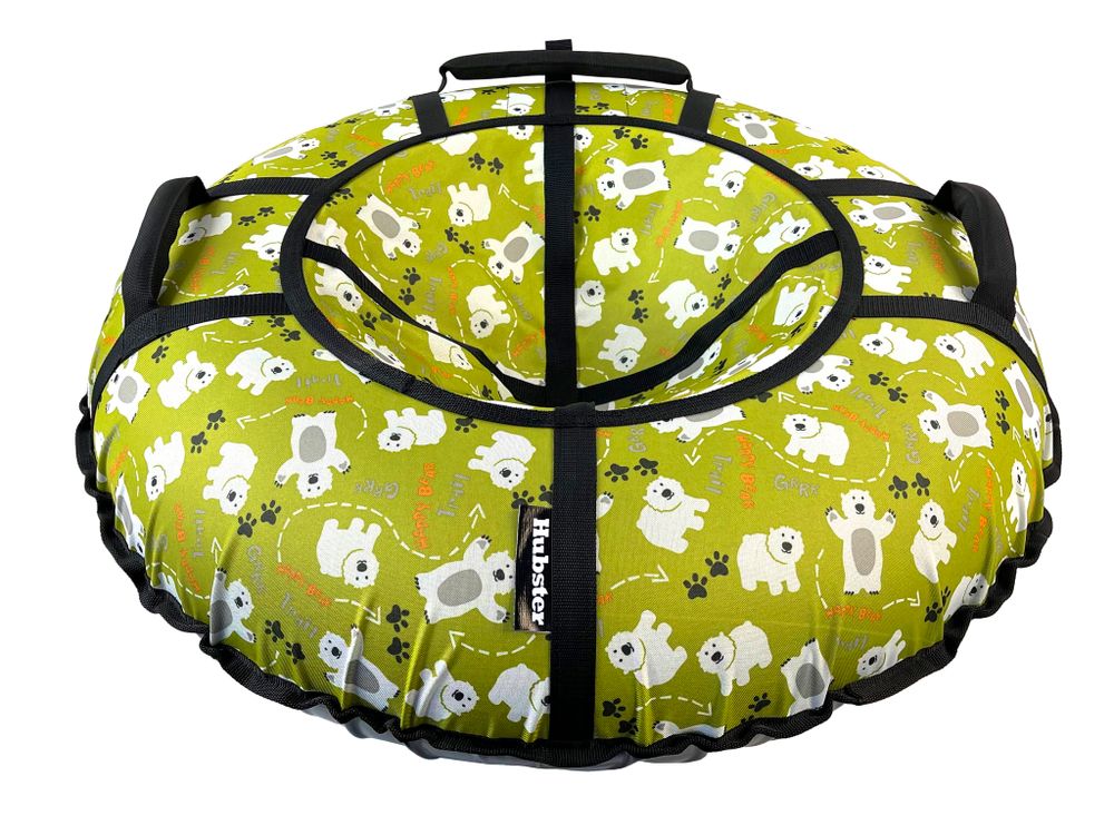 Тюбинг Hubster Люкс Pro S Мишки зеленые