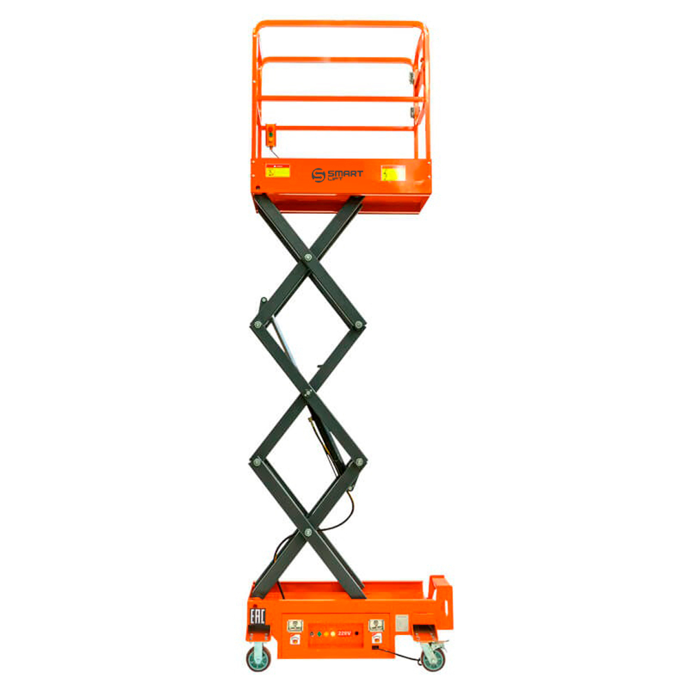 Подъемник ножничный несамоходный SJY-0.3-3 (220В, 300 кг, 3 м) SMARTLIFT (SMART)