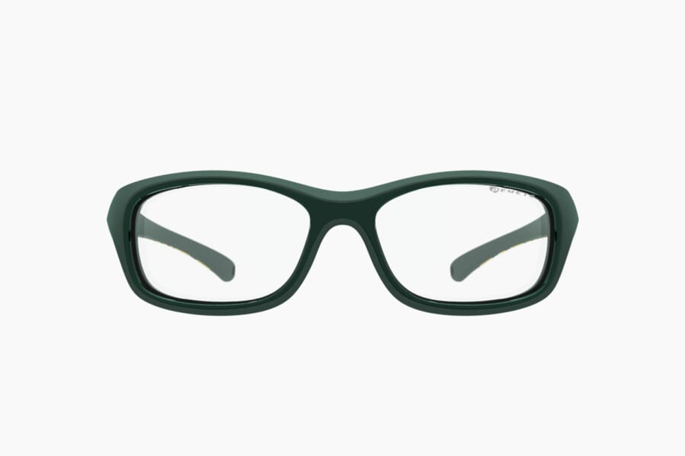 Спортивные очки с диоптриями Demetz Softness R / Matte Green / Yellow 48-15 Colorless Cat.0