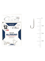 Крючки Cobra Allround ROUND серии CA124 размер 012 (упк.10шт.)