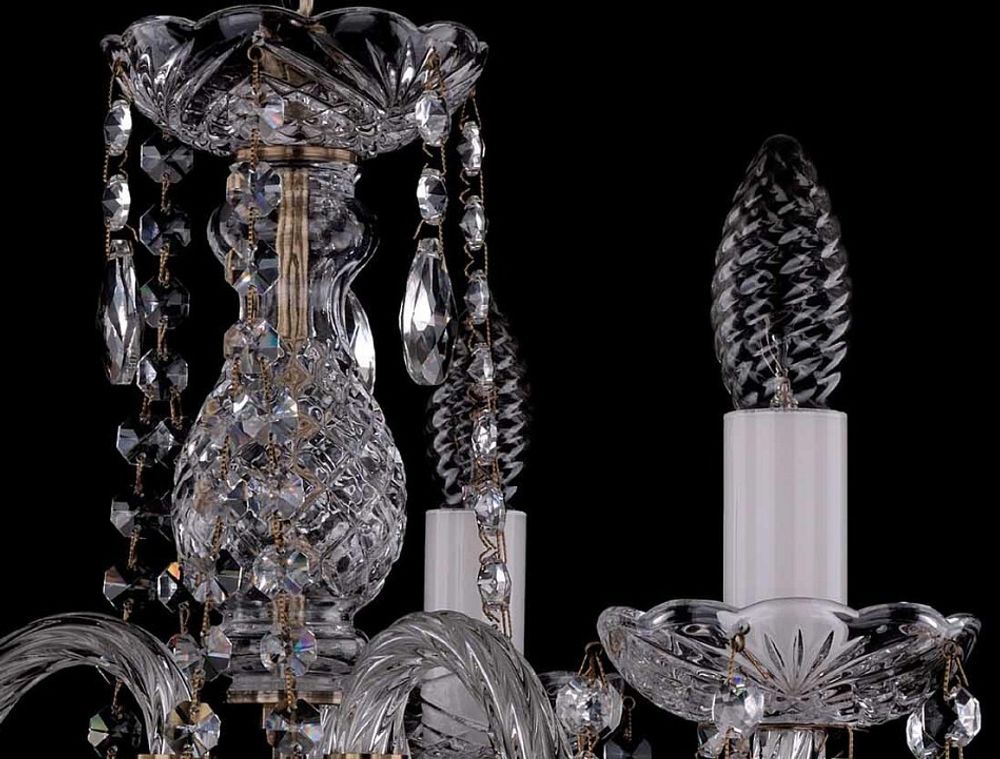 Подвесная люстра Bohemia Ivele Crystal 1402 1402/3/141/Pa