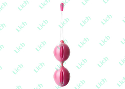 Розовые вагинальные шарики ViBalls, 3.7 см