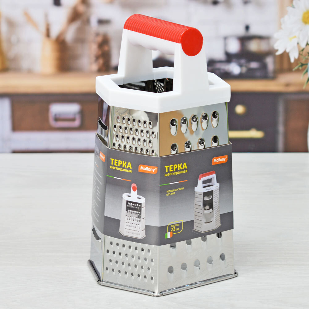 Терка 6-ти гранная 23см GR-001-9