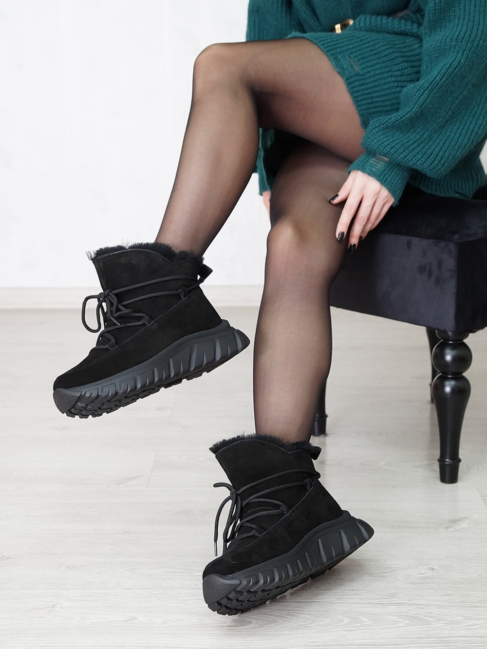 Полусапожки женские зимние