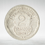 France, 2 Francs 1949 - Light Type, VF