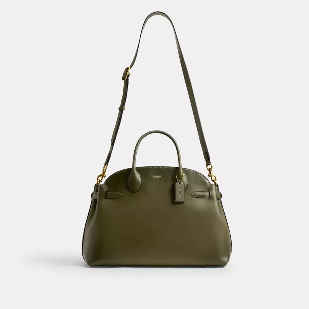 COACH СУМКА SOFT EMPIRE 40, ОЛИВКОВЫЙ