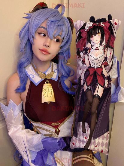 Мини дакимакура Куруми Токисаки из Рандеву с Жизнью арт. M0370, 60х20 см