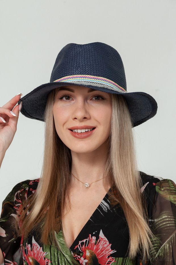 Альба тесьма арабика Шляпа Л.П. (Темно-бежевый / 56-58 / 30х30х6 / б/р / Соломка / 0.3)