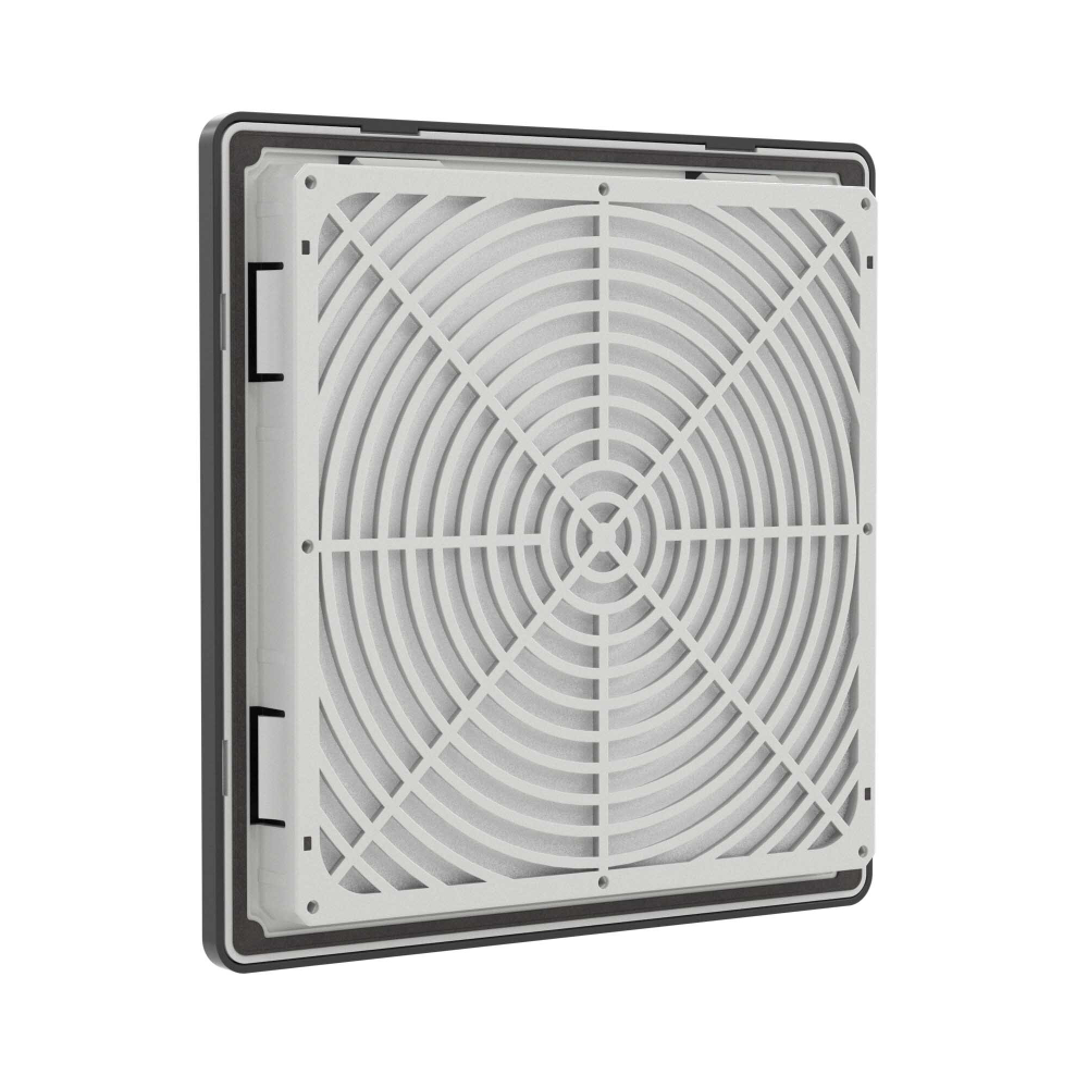Вентиляционная решетка с фильтром RF 325x325 мм, IP54, RAL9005