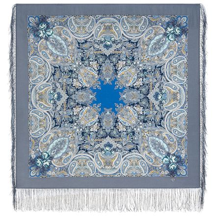 Павловопосадский платок Вечер над Вохной 1946-13