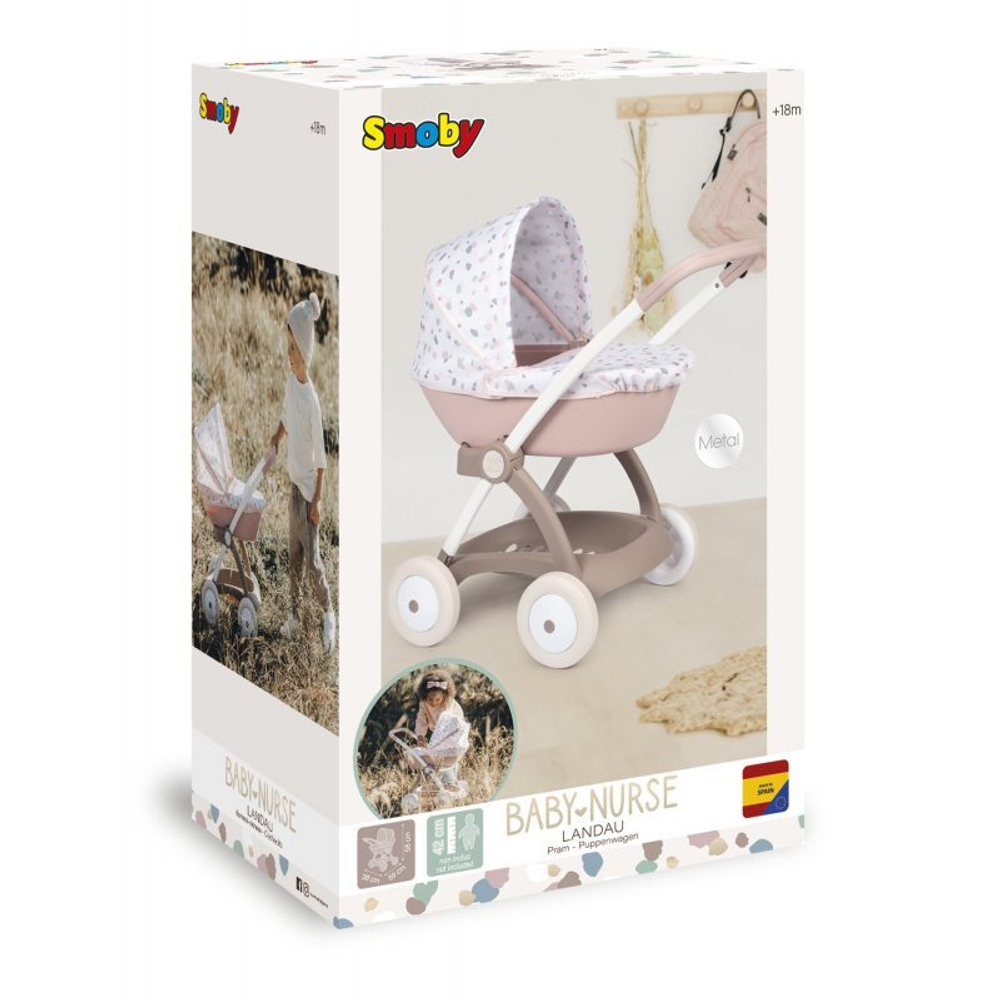Smoby Baby Nurse - Глубокая тележка для куклы 254118