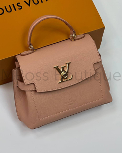 Розовая сумка Lockme Ever Mini Louis Vuitton премиум класса